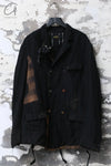ARCHIVIO J.M.Ribot 24 Autumn/Winter Handmade Distressed Suit Jacket Italy AJM-G02/NR/OLD-0 Black